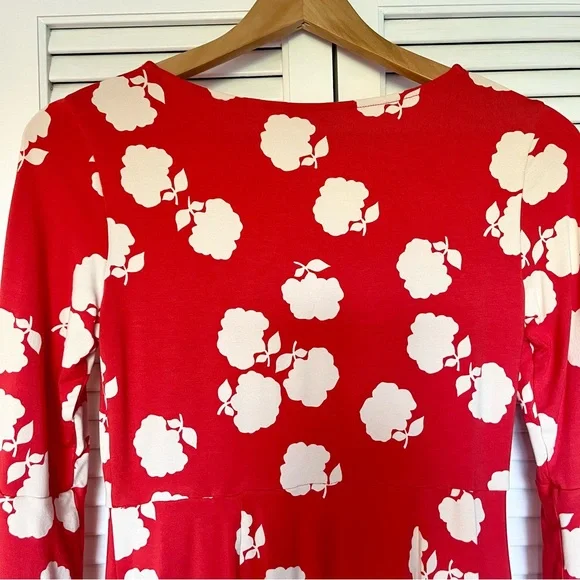 Boden Floral Orange Dress - Picture 11 of 16